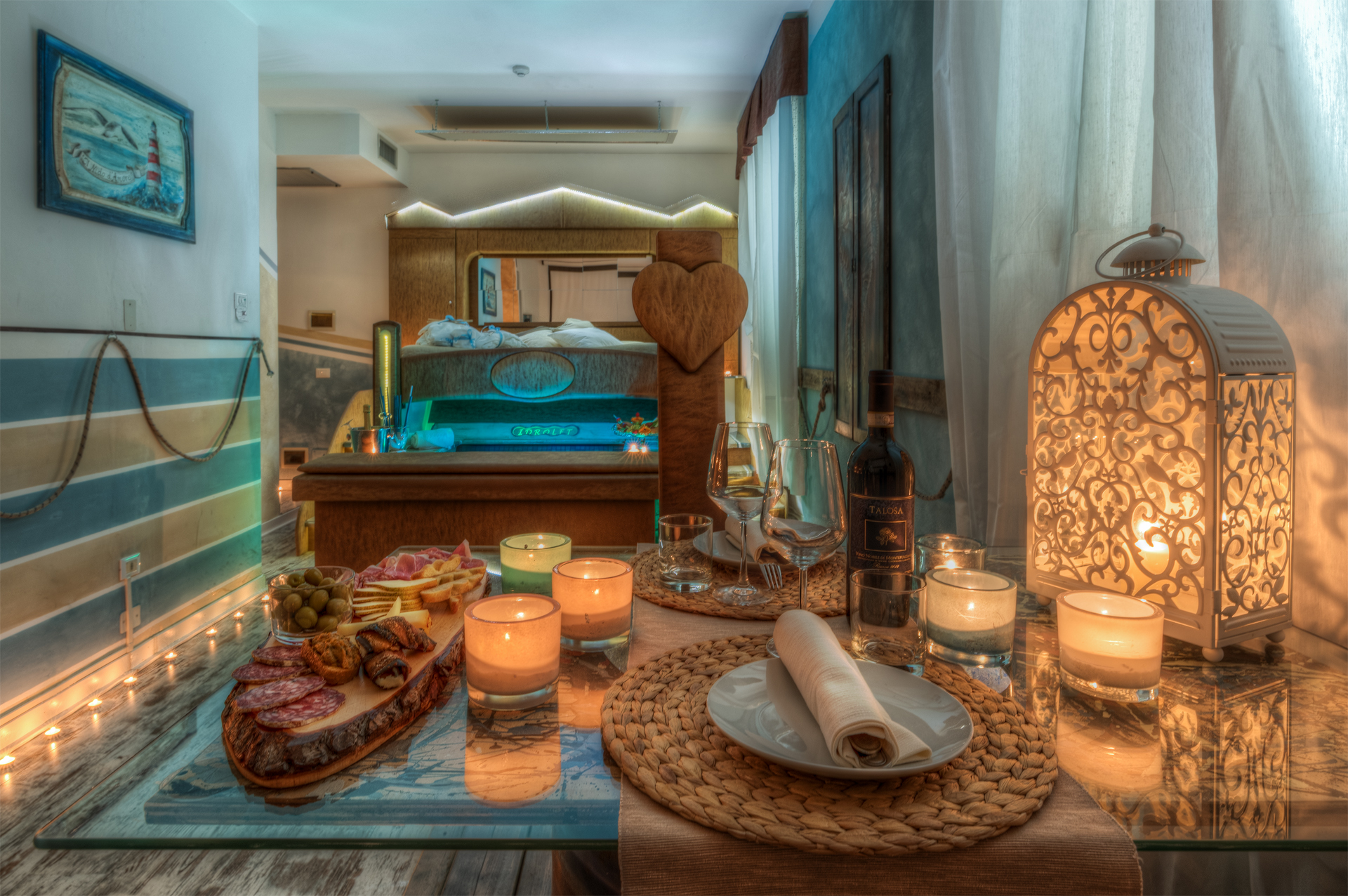 Suite romantica dell’Hotel Butterfly