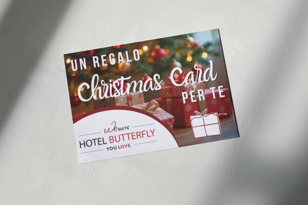 LOVE Red Card Butterfly